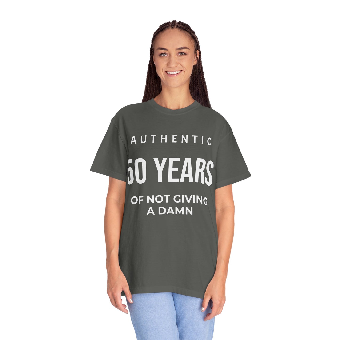 50 Years of Not Giving a Damn T-Shirt — Funny 50th Birthday Tee