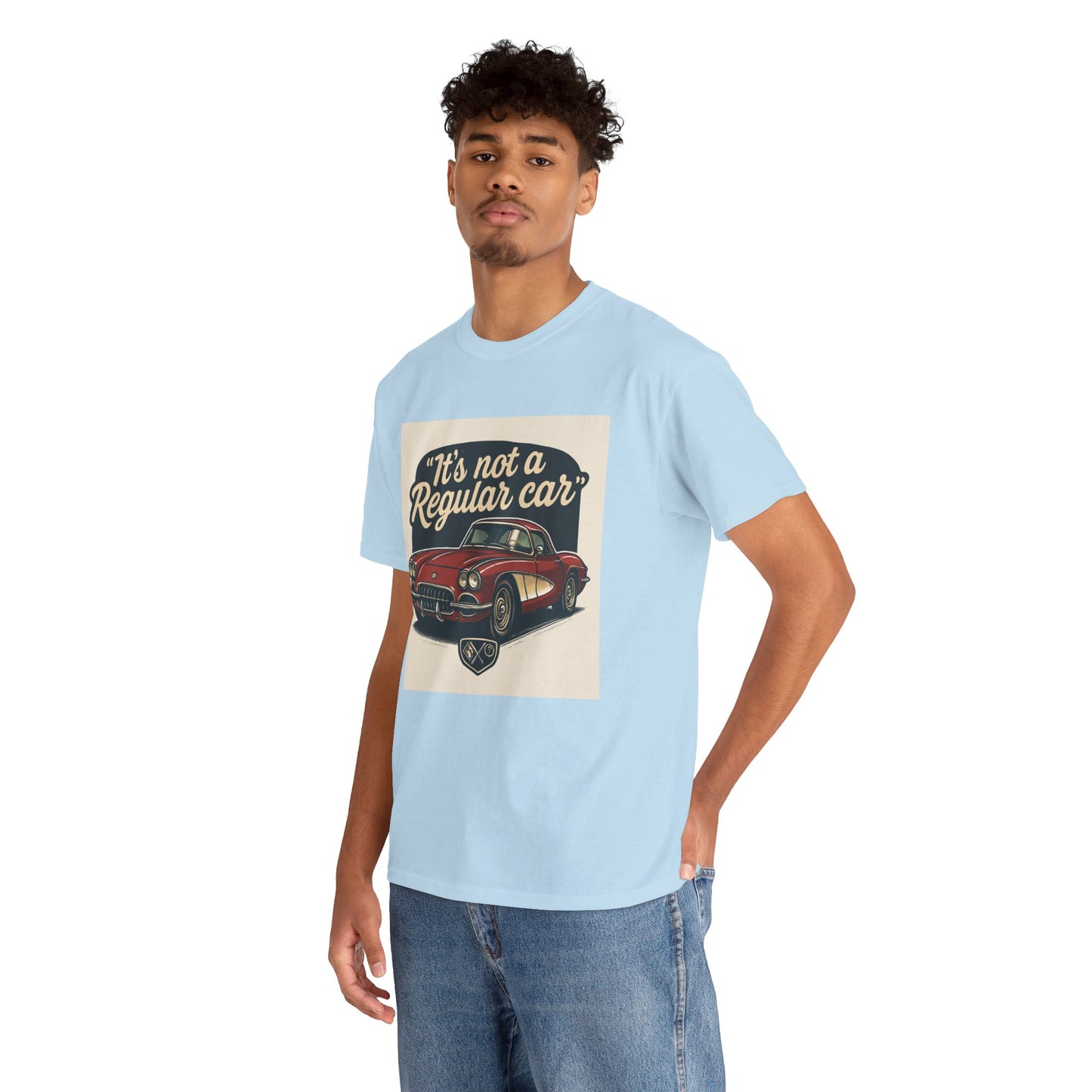 Classic Car Tee — "It's Not a Regular Car" Vintage Muscle Car Shirt Printify