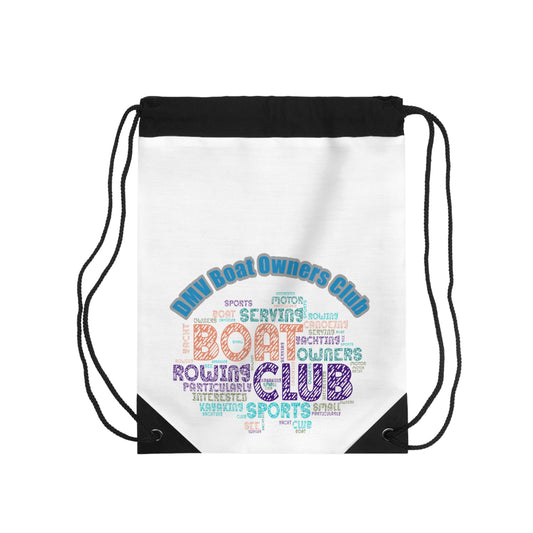 DMVBOC Sports Club Drawstring Bag - Perfect for Active Life, Gifts for Athletes, Gym, Travel, Outdoor Adventures, Birthday Celebrations