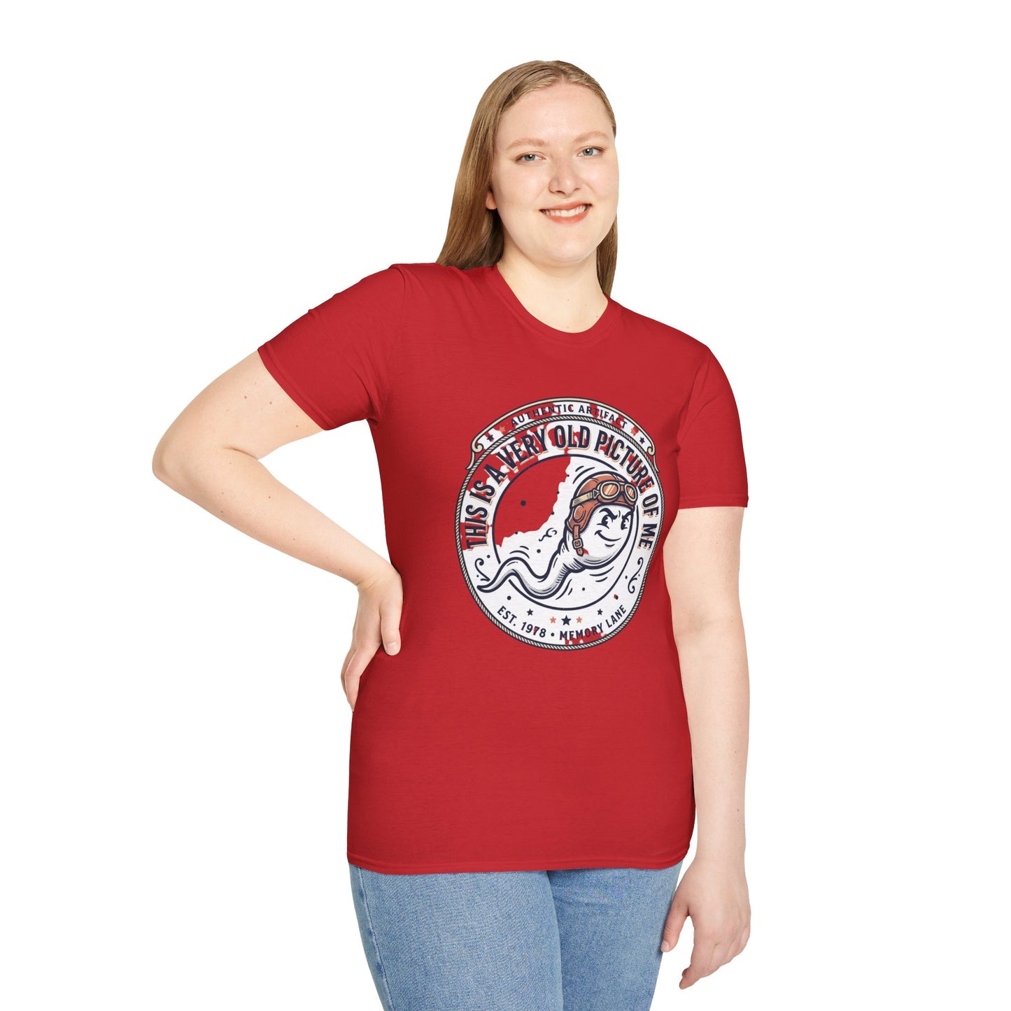 "This Is A Very Old Picture Of Me" Retro Marine Tee