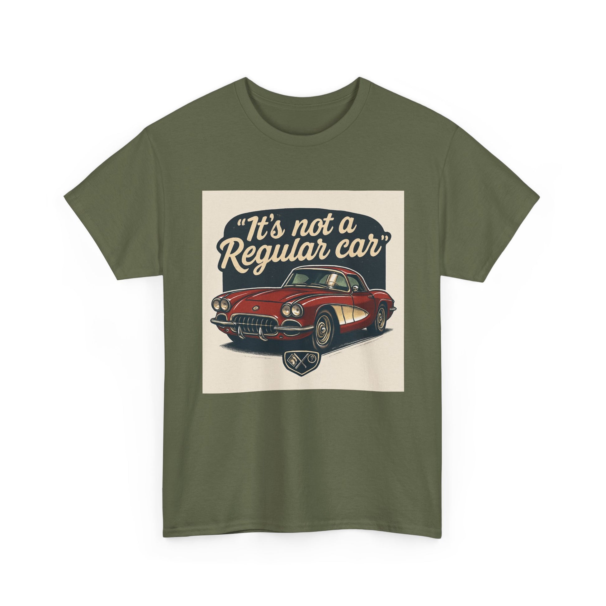 Classic Car Tee — "It's Not a Regular Car" Vintage Muscle Car Shirt Printify