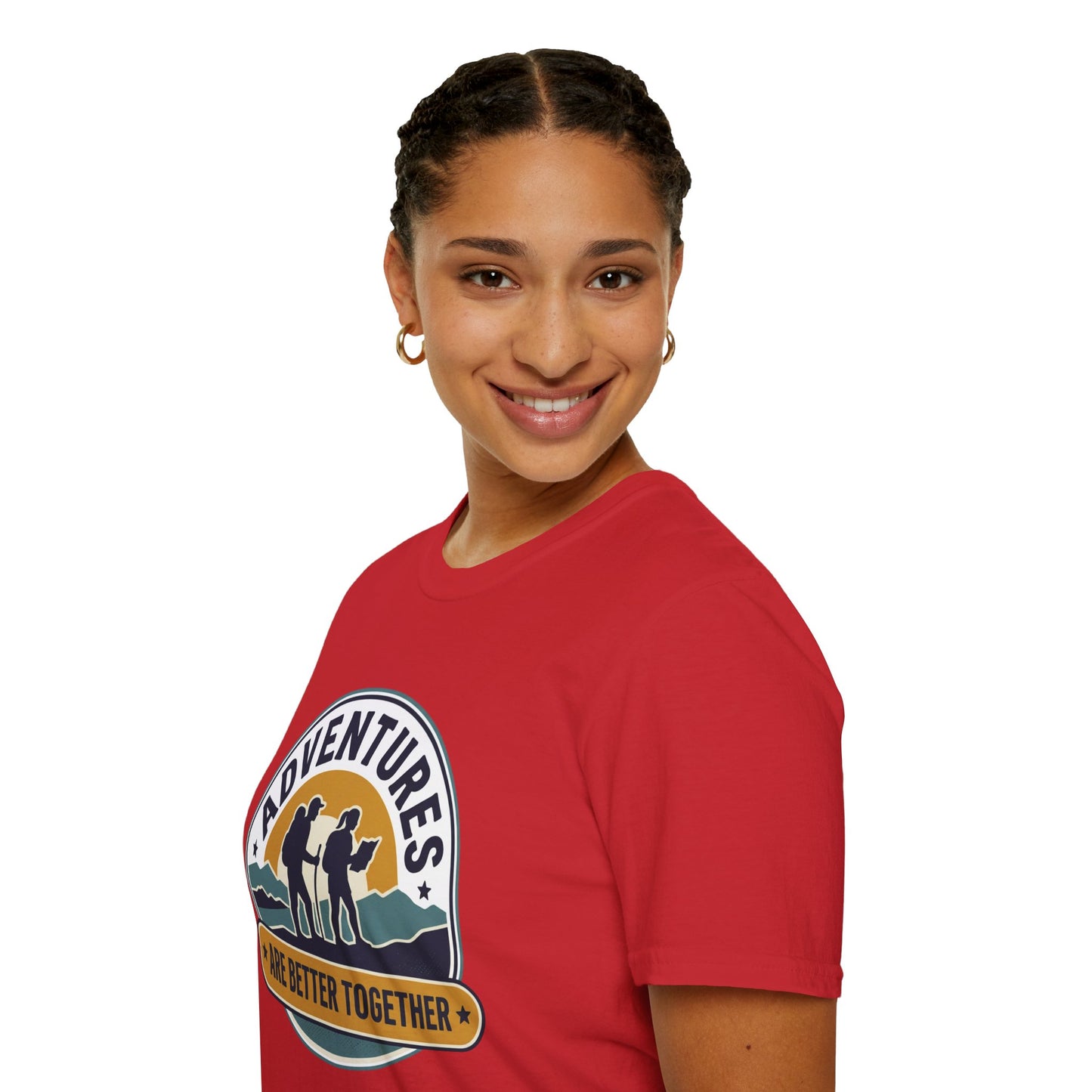 Adventures Are Better Together T-Shirt — Couples Hiking Outdoor Graphic Tee