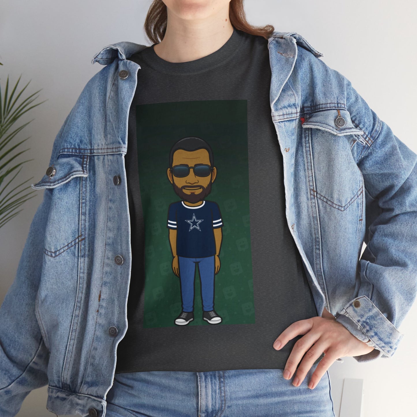Cartoon Guy Graphic Tee — Personalized Avatar Shirt Printify