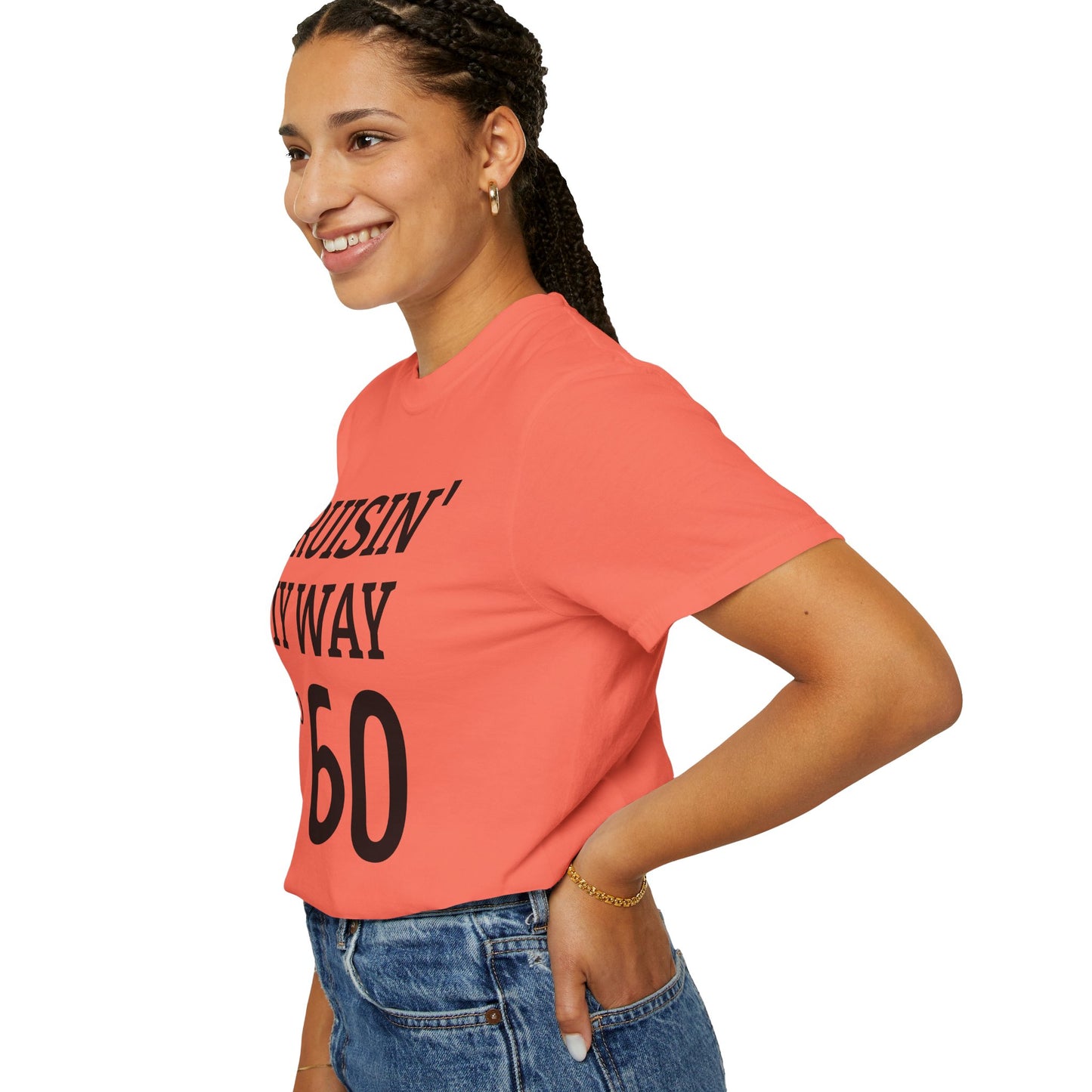 Cruisin' My Way Into 60 T-Shirt — 60th Birthday Tee