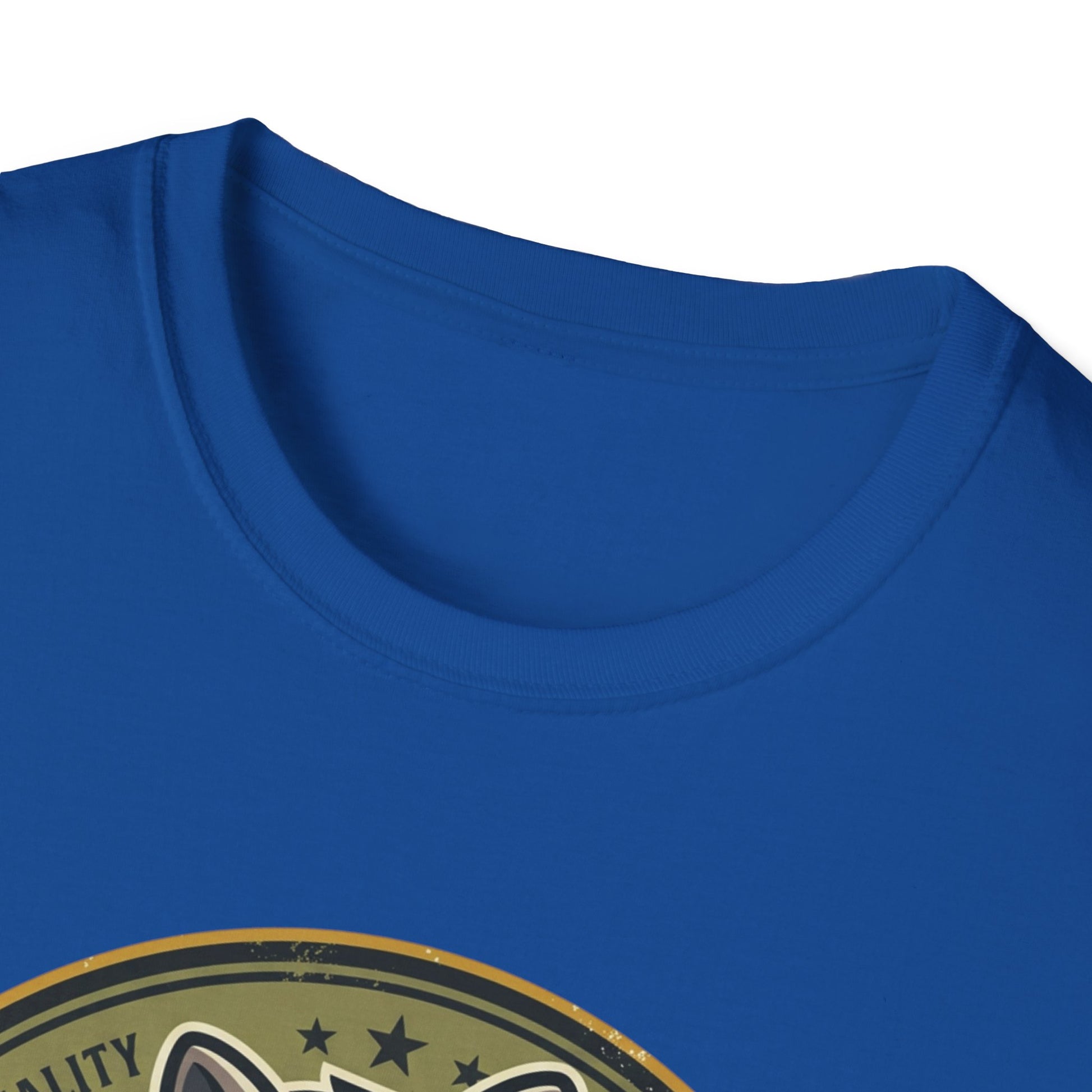 Raccoon Badge T-Shirt — "My Shit Doesn't Stink" Funny Graphic Tee Printify