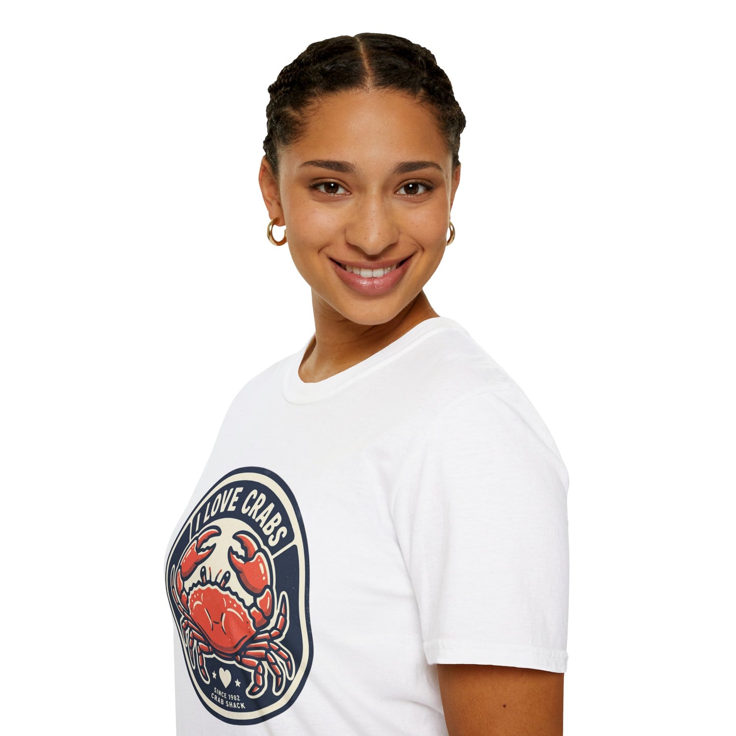 Crab Lover T-Shirt — I Love Crabs Vintage Seafood Graphic Tee