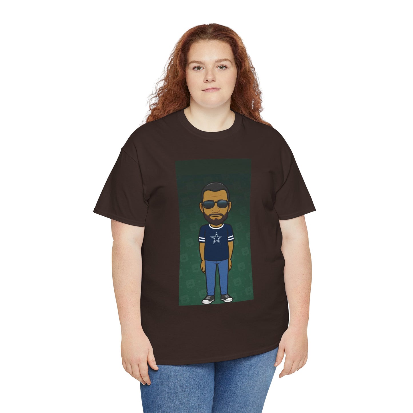 Cartoon Guy Graphic Tee — Personalized Avatar Shirt Printify