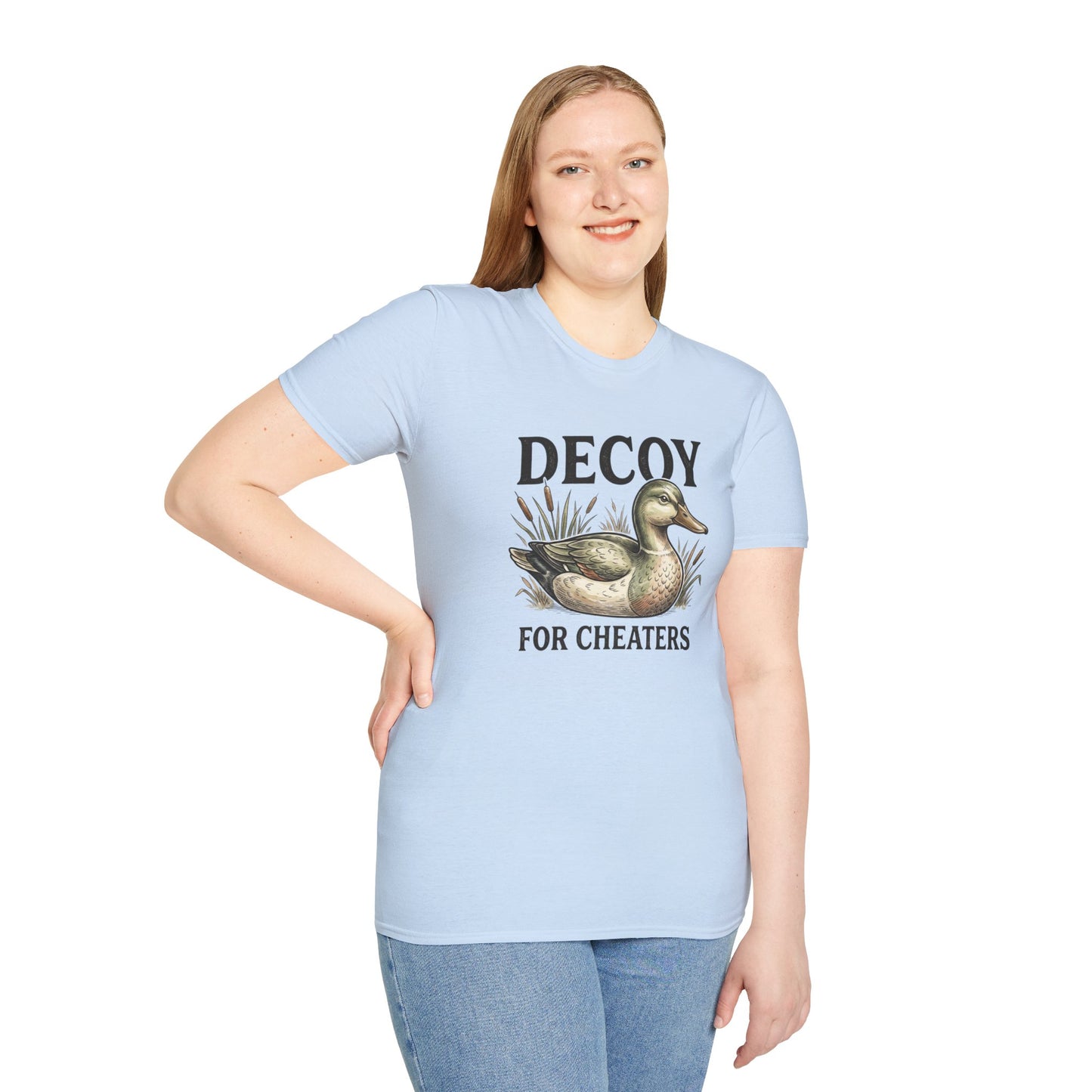 Decoy Duck T-Shirt — "Decoy for Cheaters" Vintage Waterfowl Tee