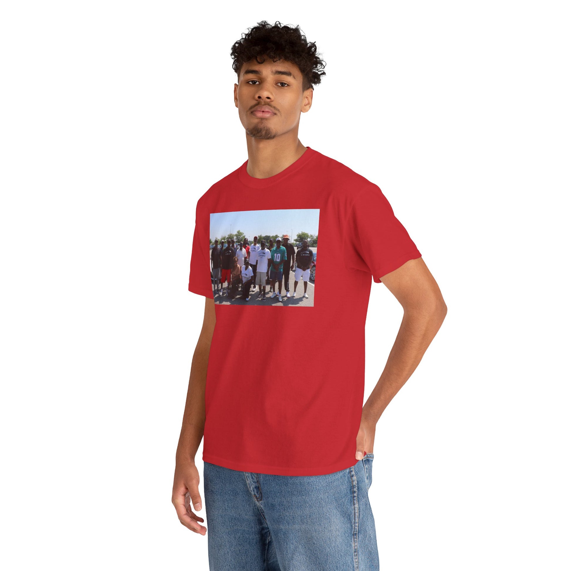C-RYDERZ Group Photo Custom Tee — Personalized Reunion & Team Picture Shirt Printify