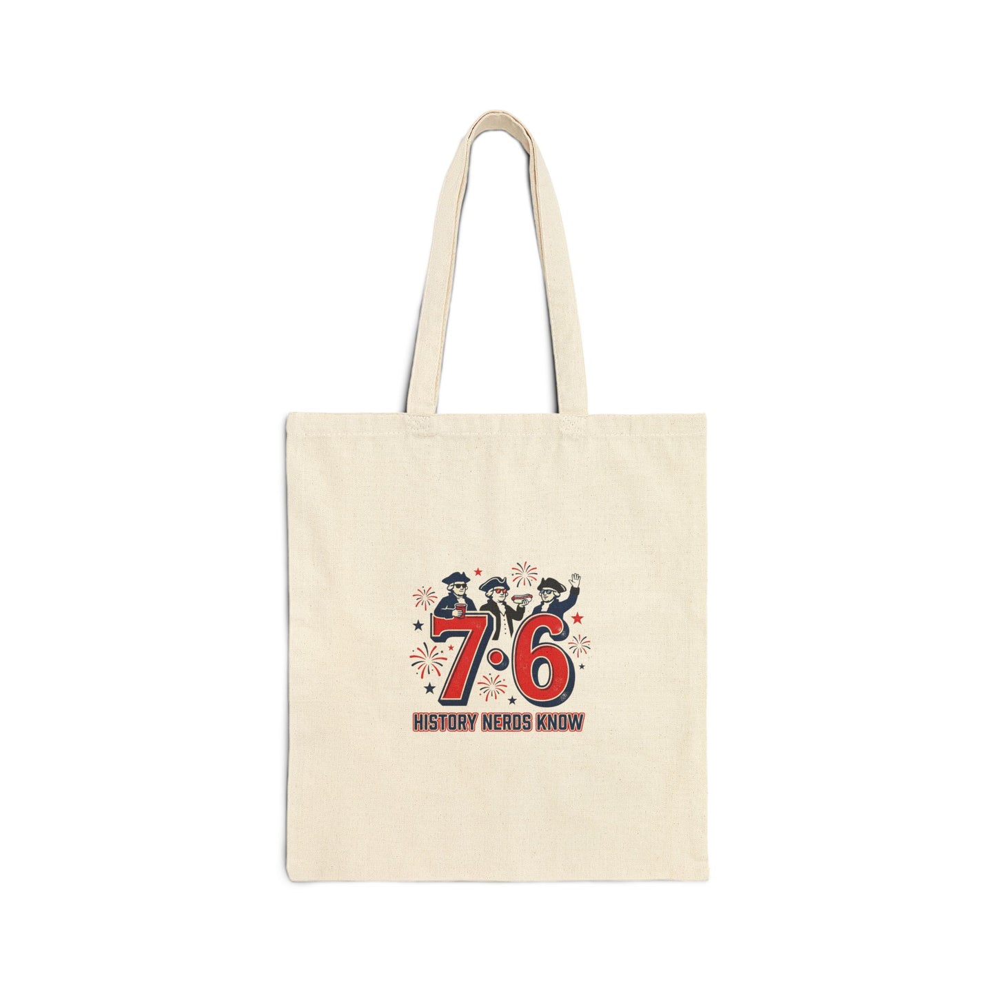 7•6 History Meme Tote | 1776 Patriotic Vintage Independence USA