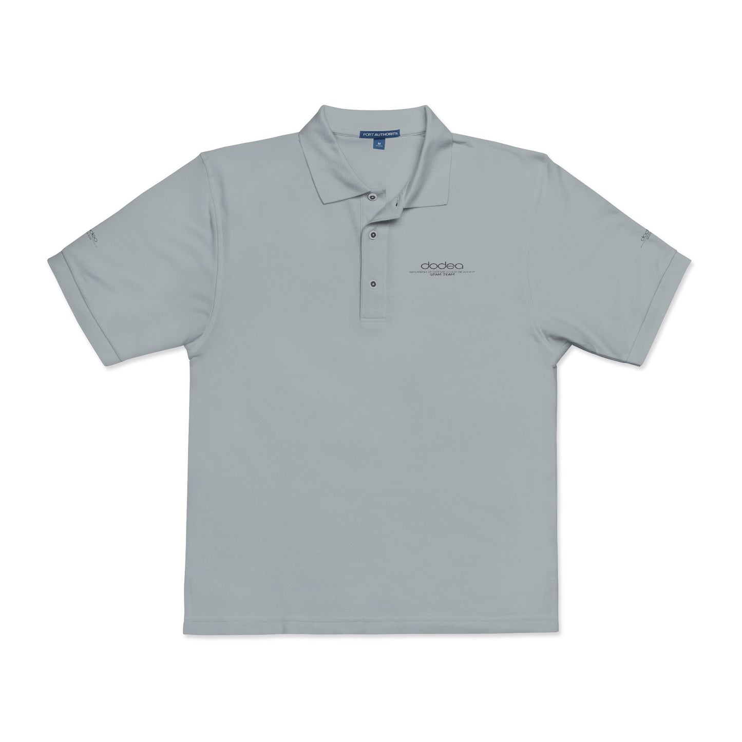 SPAM Embroidered Minimal Logo Polo Shirt — Classic Casual Work & Golf Tee