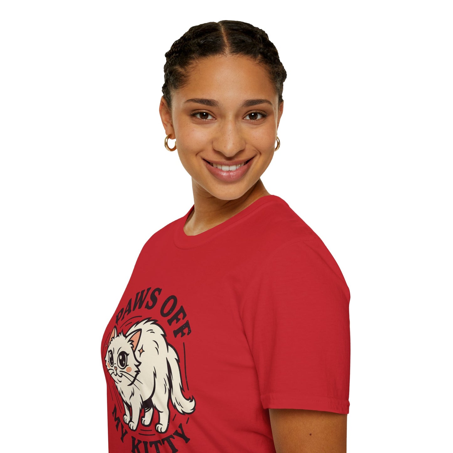 Paws Off My Kitty T-Shirt — Cute Protective Cat Graphic Tee