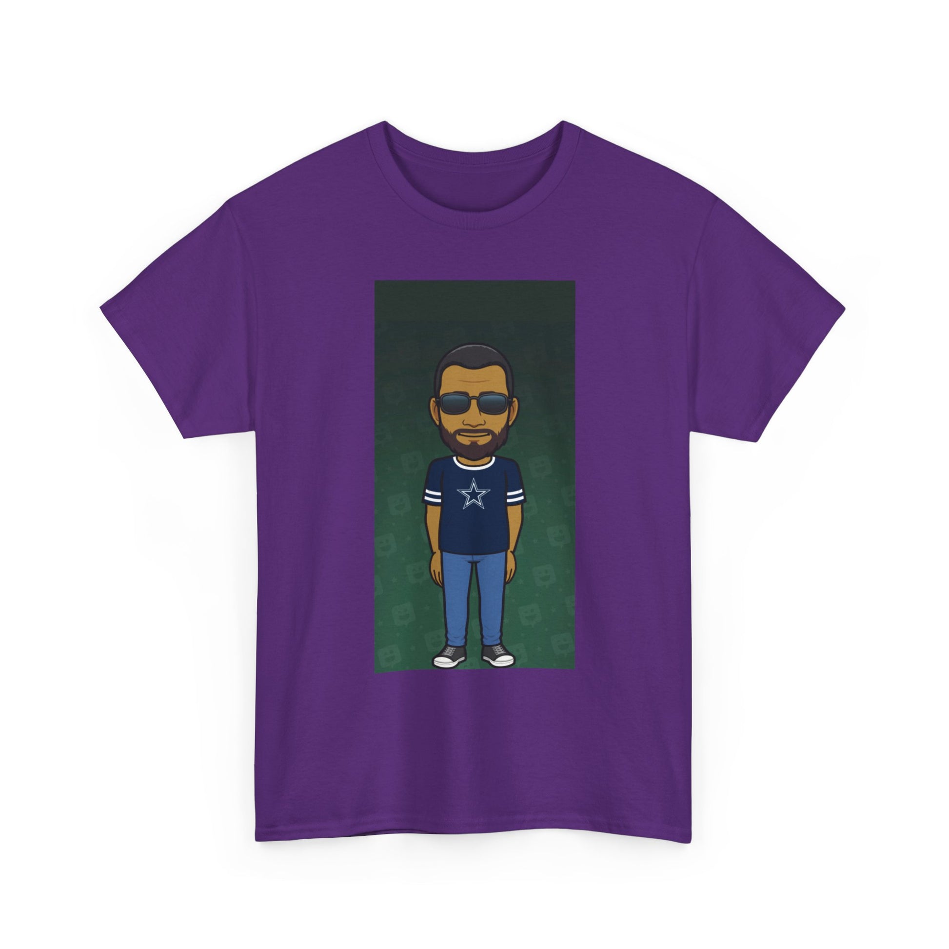 Cartoon Guy Graphic Tee — Personalized Avatar Shirt Printify