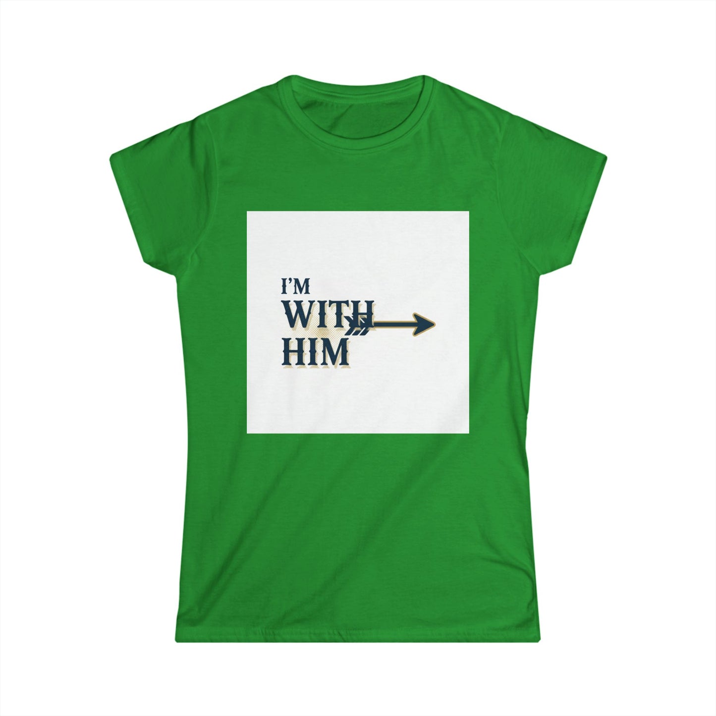I'm With Him Arrow Tee — Women's Couple T-Shirt