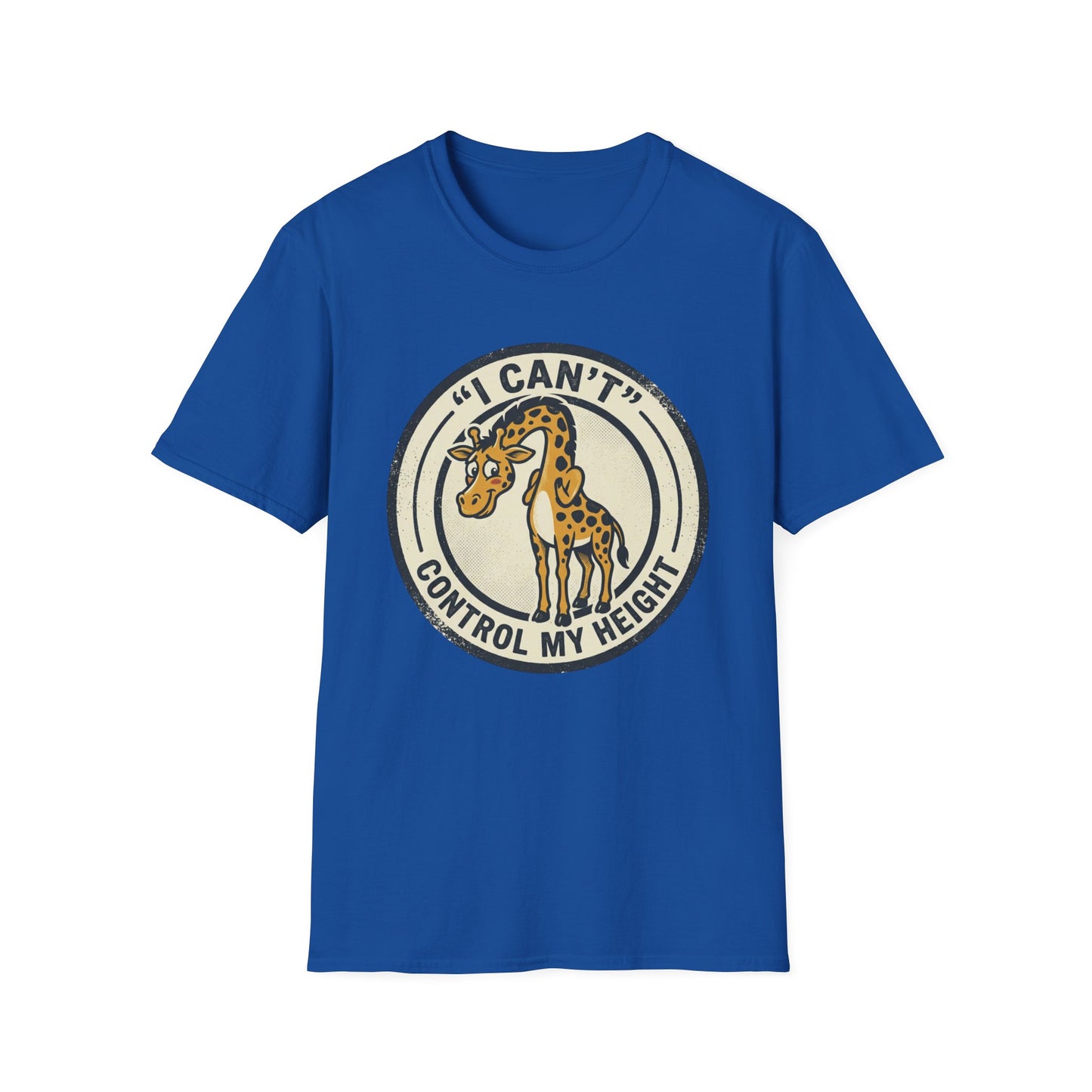 Giraffe 'I Can't Control My Height' T-Shirt