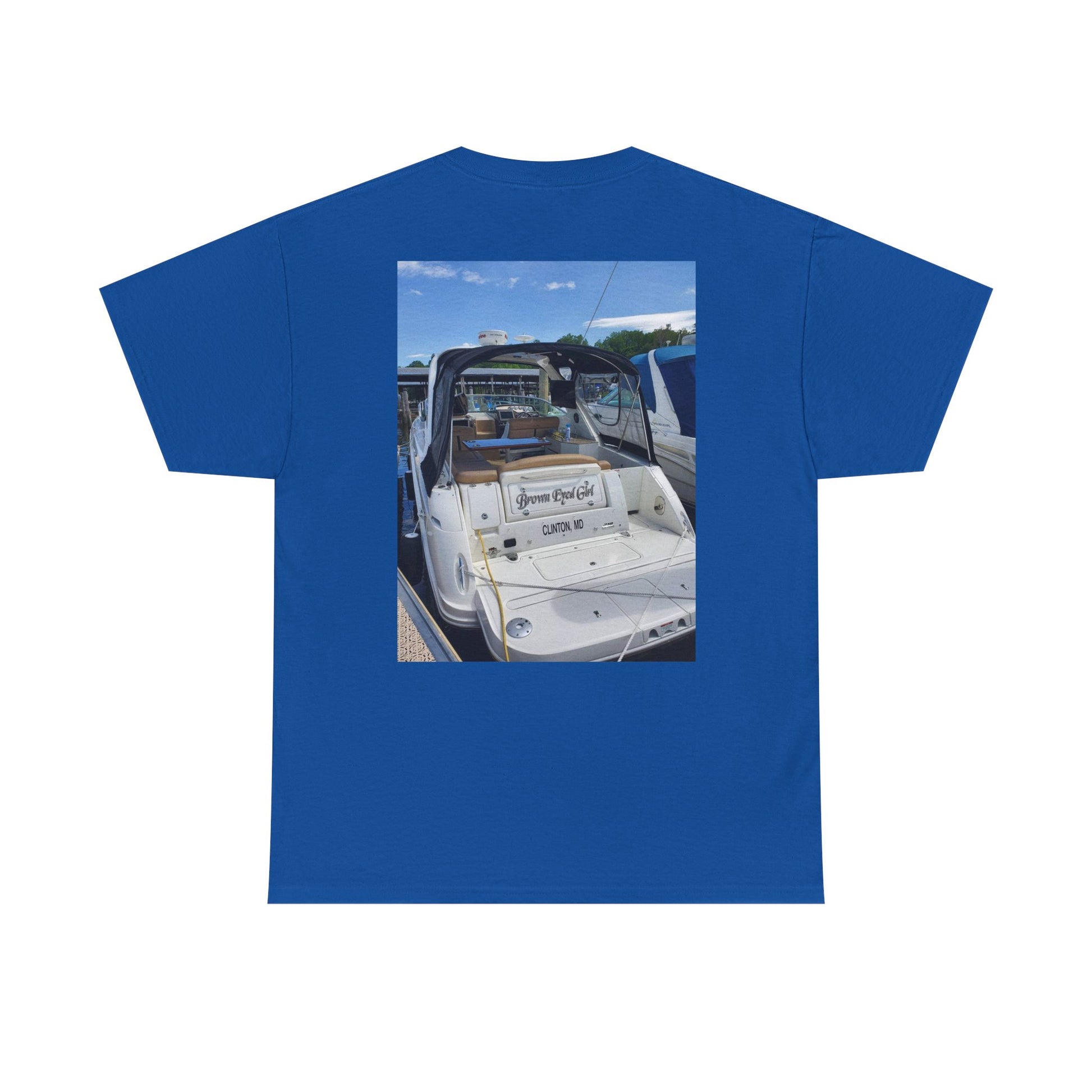 Custom Photo Print T-Shirt — Personalized Selfie Tee ("Welcome" Coffee Graphic) Printify