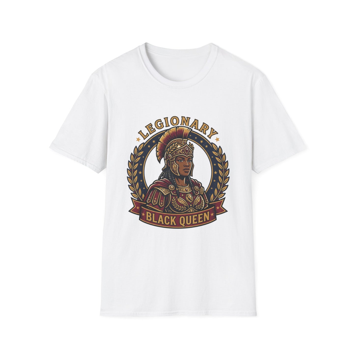 Legionary Black Queen T-Shirt — Empowering Afrocentric Warrior Tee