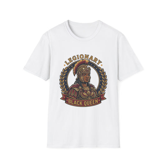 Legionary Black Queen T-Shirt — Empowering Afrocentric Warrior Tee