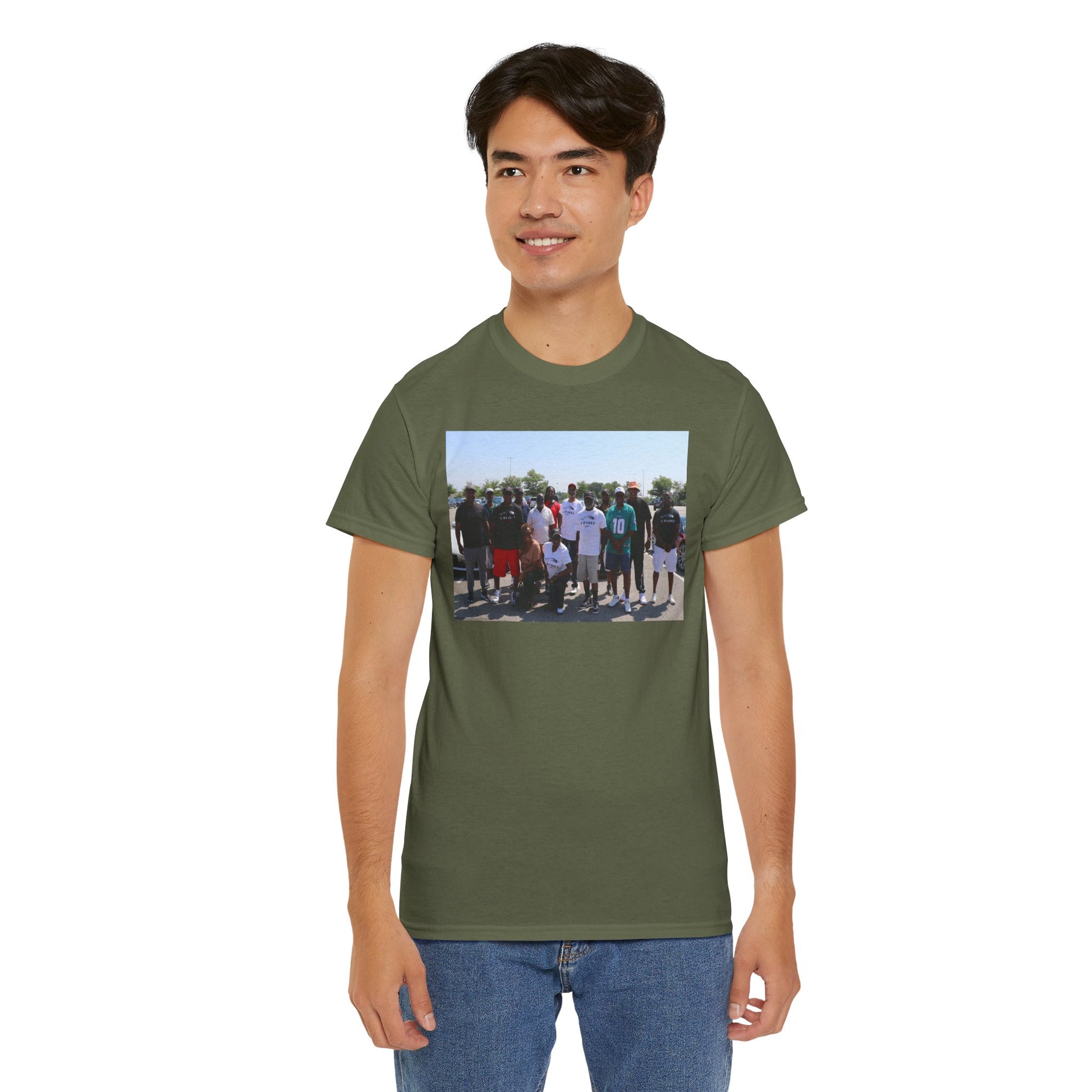 C-RYDERZ Group Photo Custom Tee — Personalized Reunion & Team Picture Shirt Printify