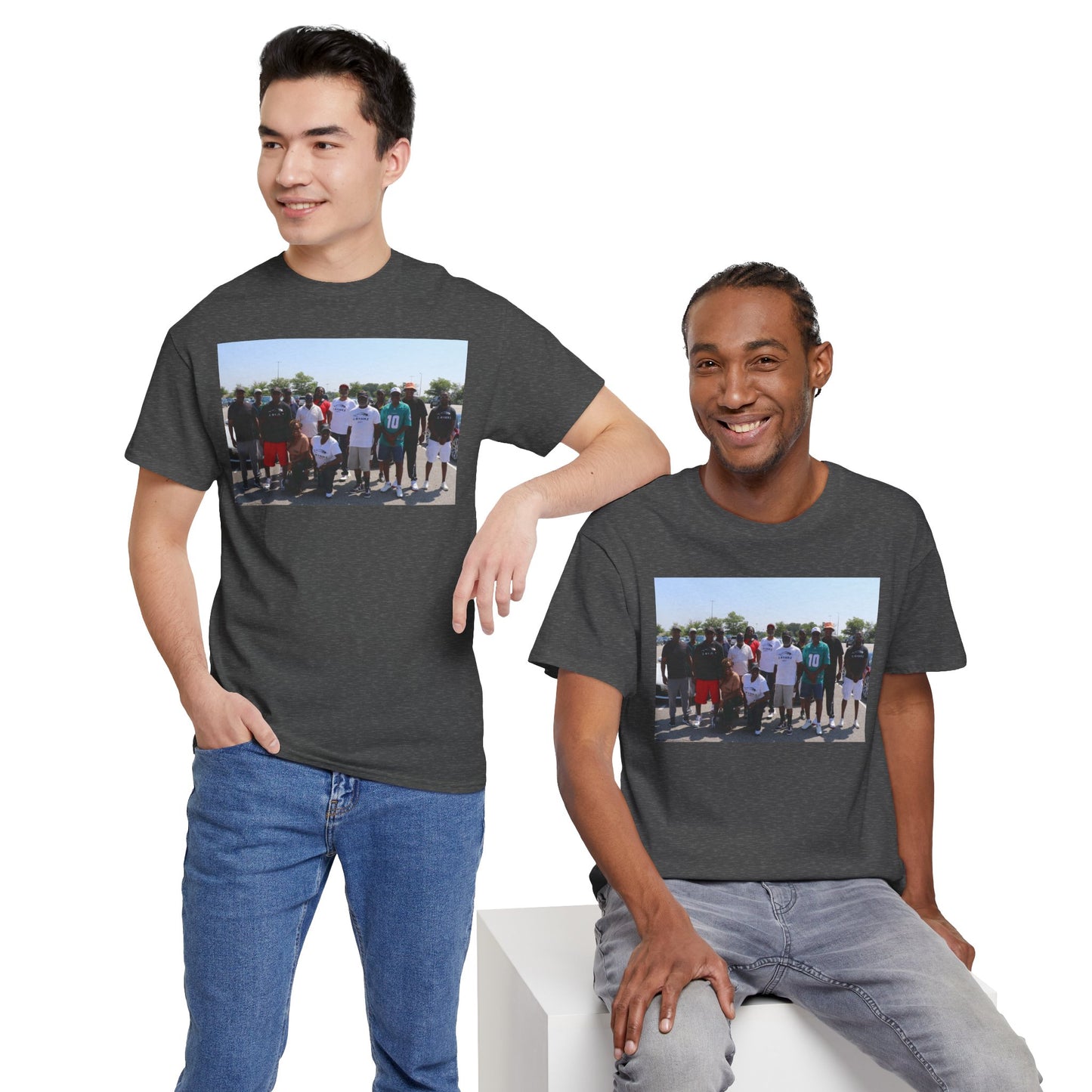 C-RYDERZ Group Photo Custom Tee — Personalized Reunion & Team Picture Shirt Printify