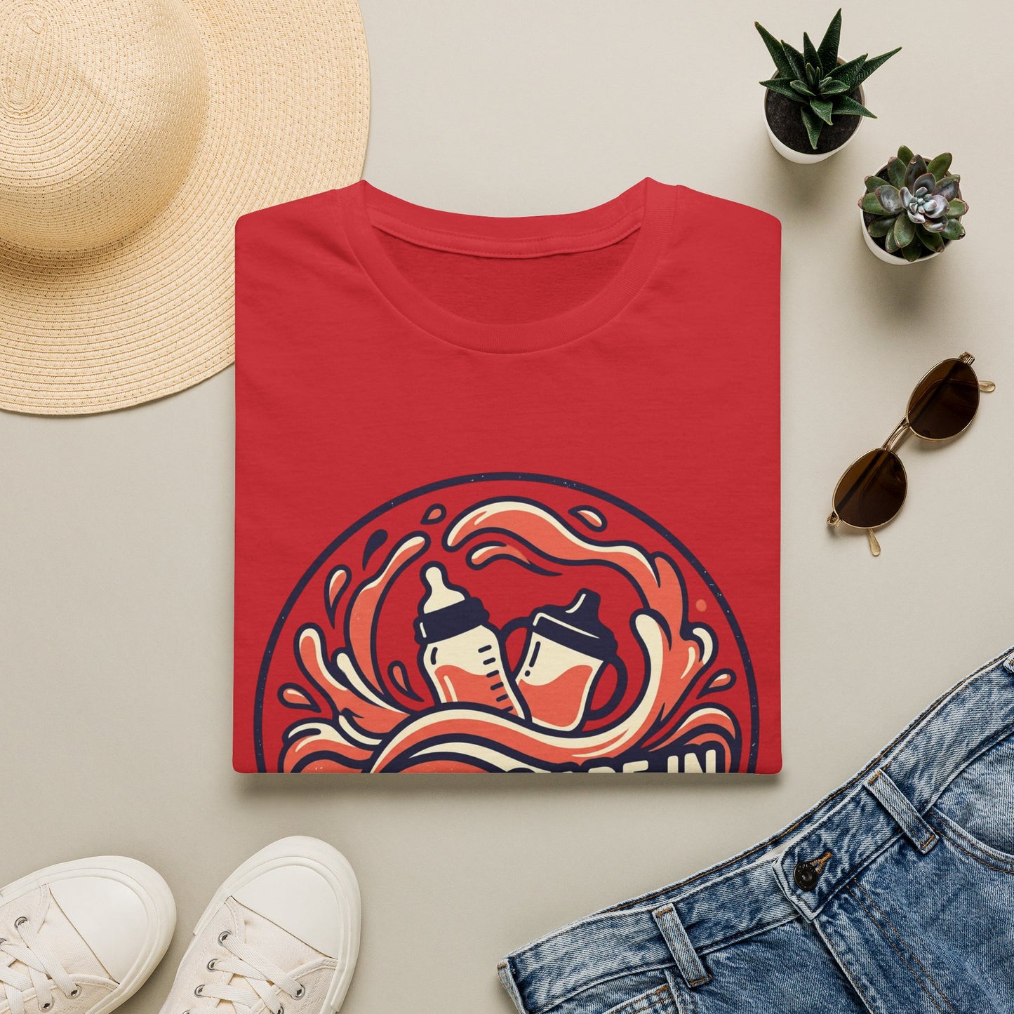 "My Kids Are in Liquid Form" Funny Parenting Tee