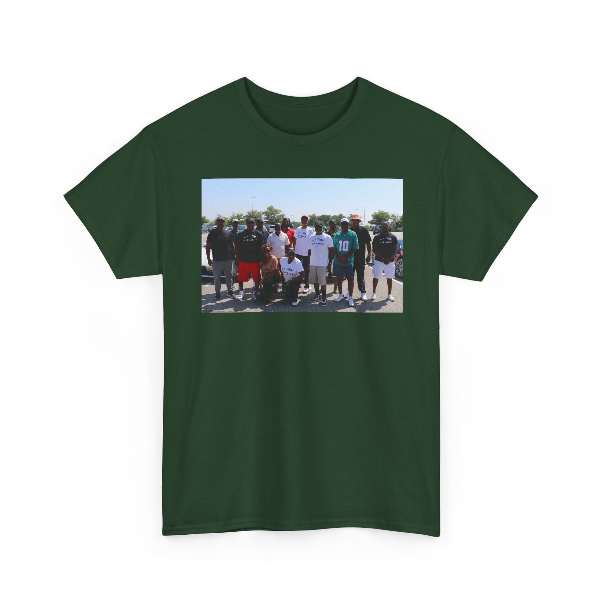 C-RYDERZ Group Photo Custom Tee — Personalized Reunion & Team Picture Shirt Printify