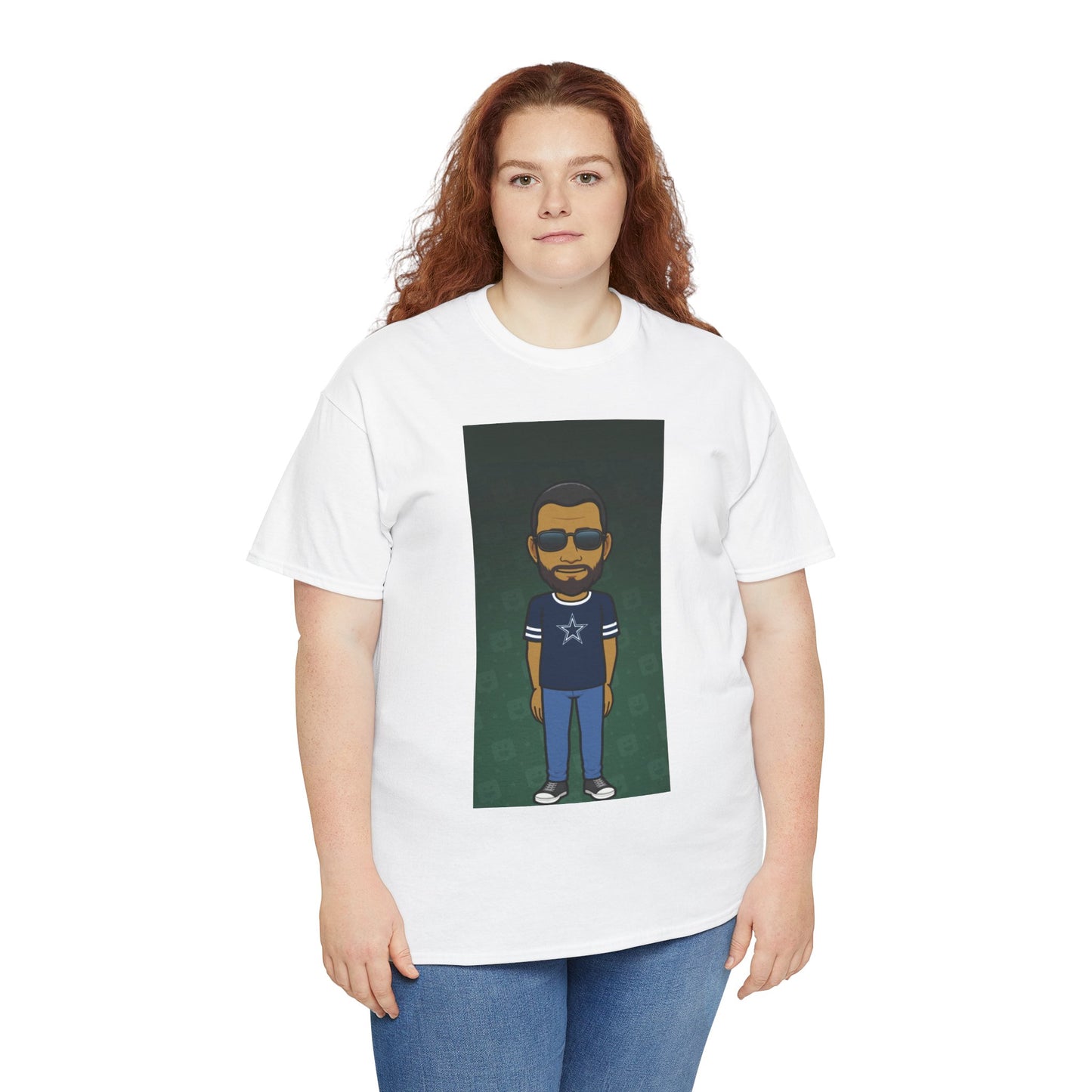 Cartoon Guy Graphic Tee — Personalized Avatar Shirt Printify