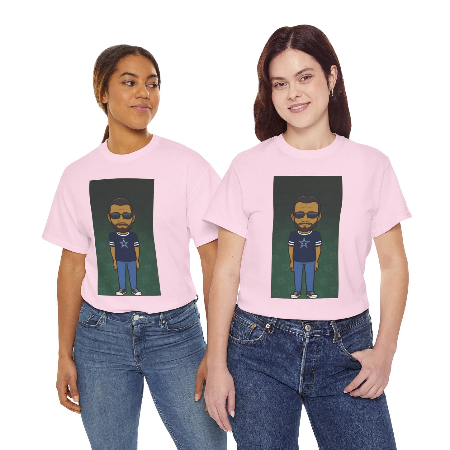 Cartoon Guy Graphic Tee — Personalized Avatar Shirt Printify