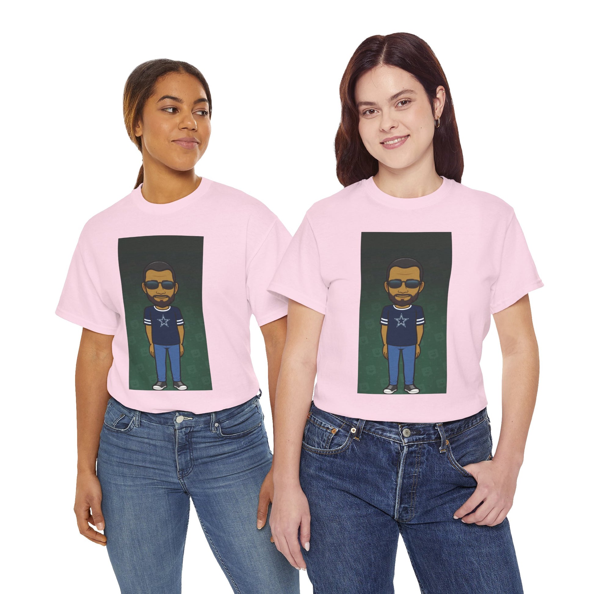 Cartoon Guy Graphic Tee — Personalized Avatar Shirt Printify