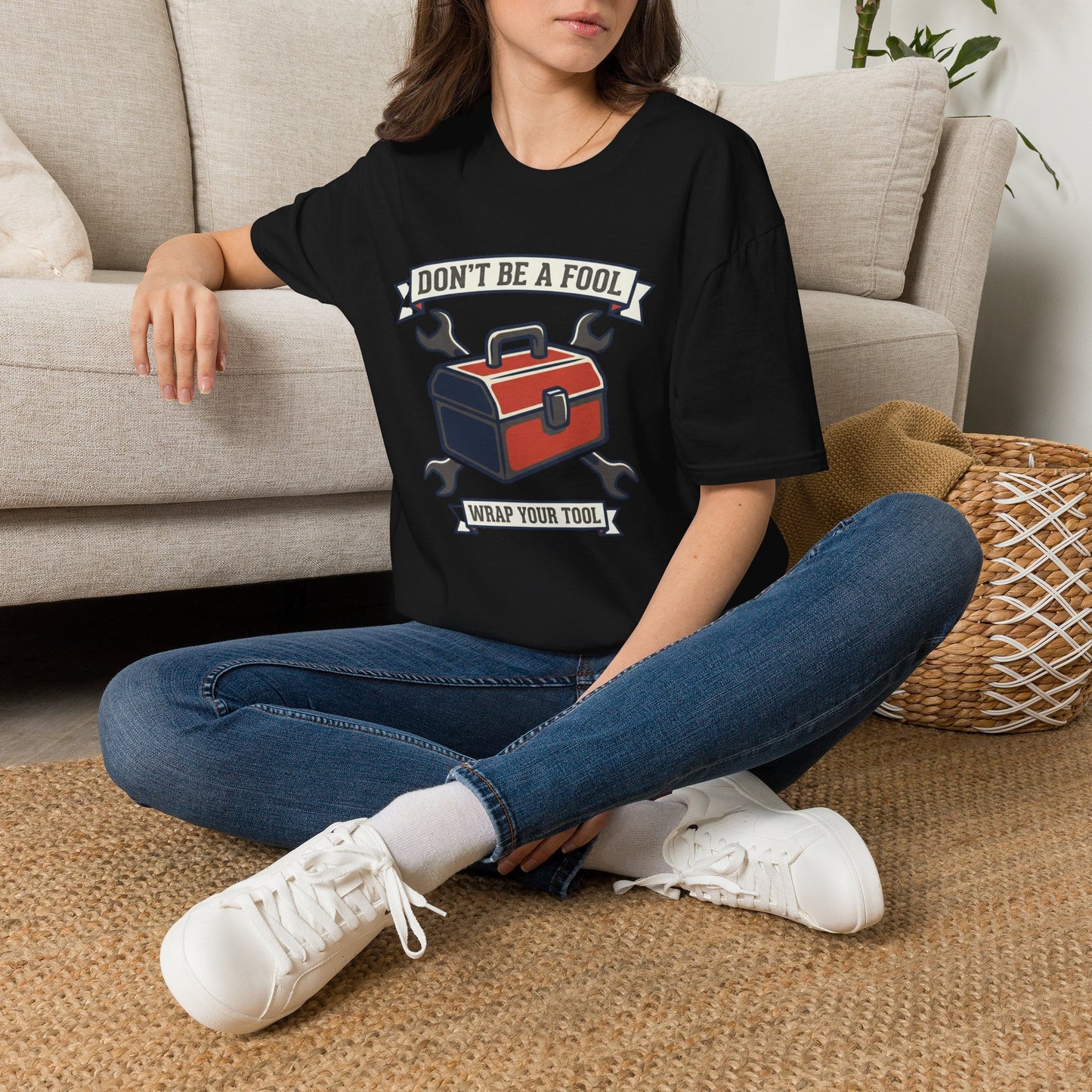Don't Be a Fool Toolbox T‑Shirt — Wrap Your Tool Shirt for Mechanics & DIYers
