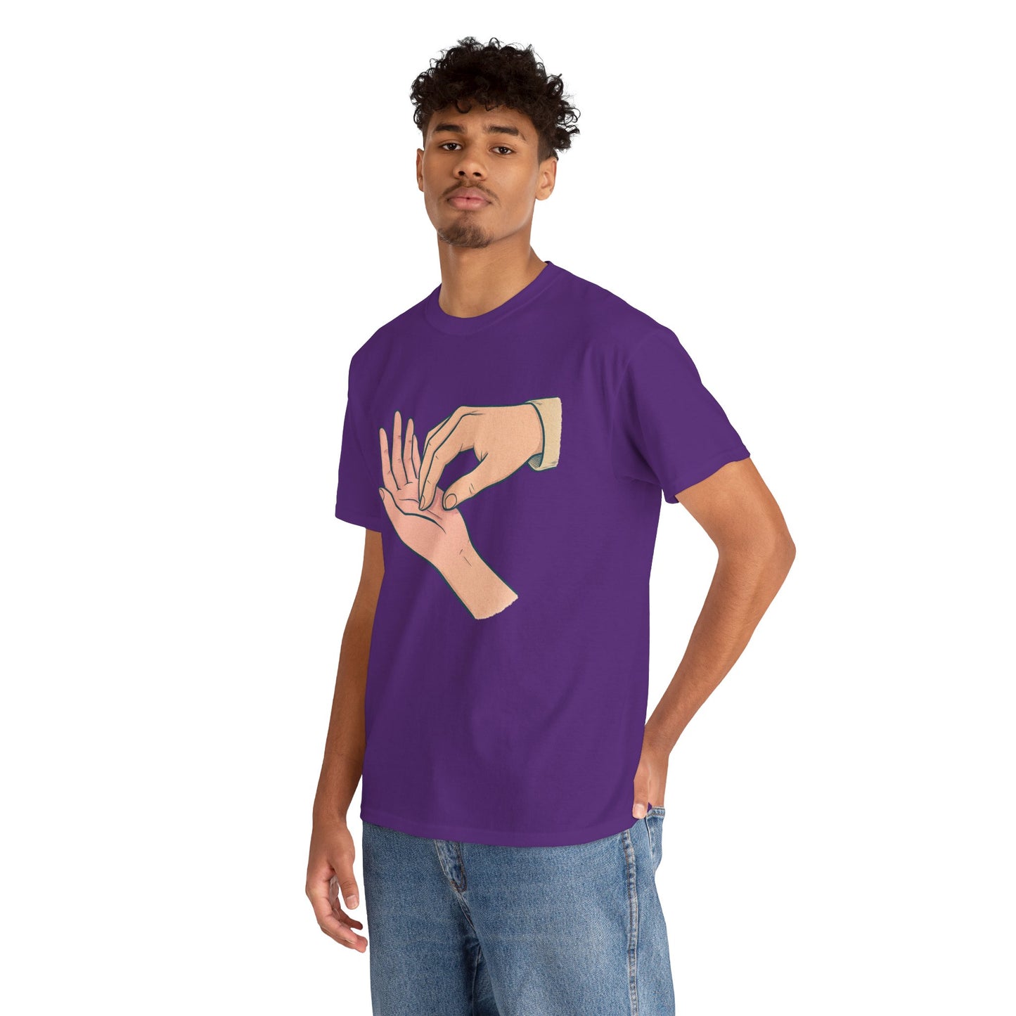 T-Shirt - Gentle Palm Reading Illustration Tee