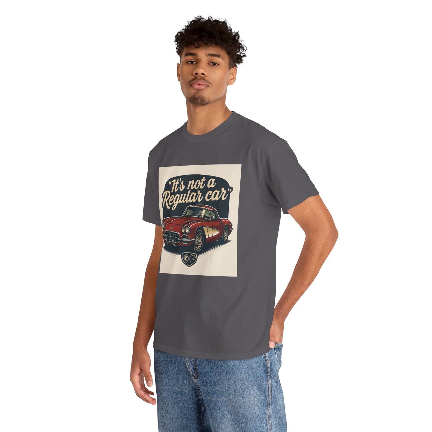 Classic Car Tee — "It's Not a Regular Car" Vintage Muscle Car Shirt Printify