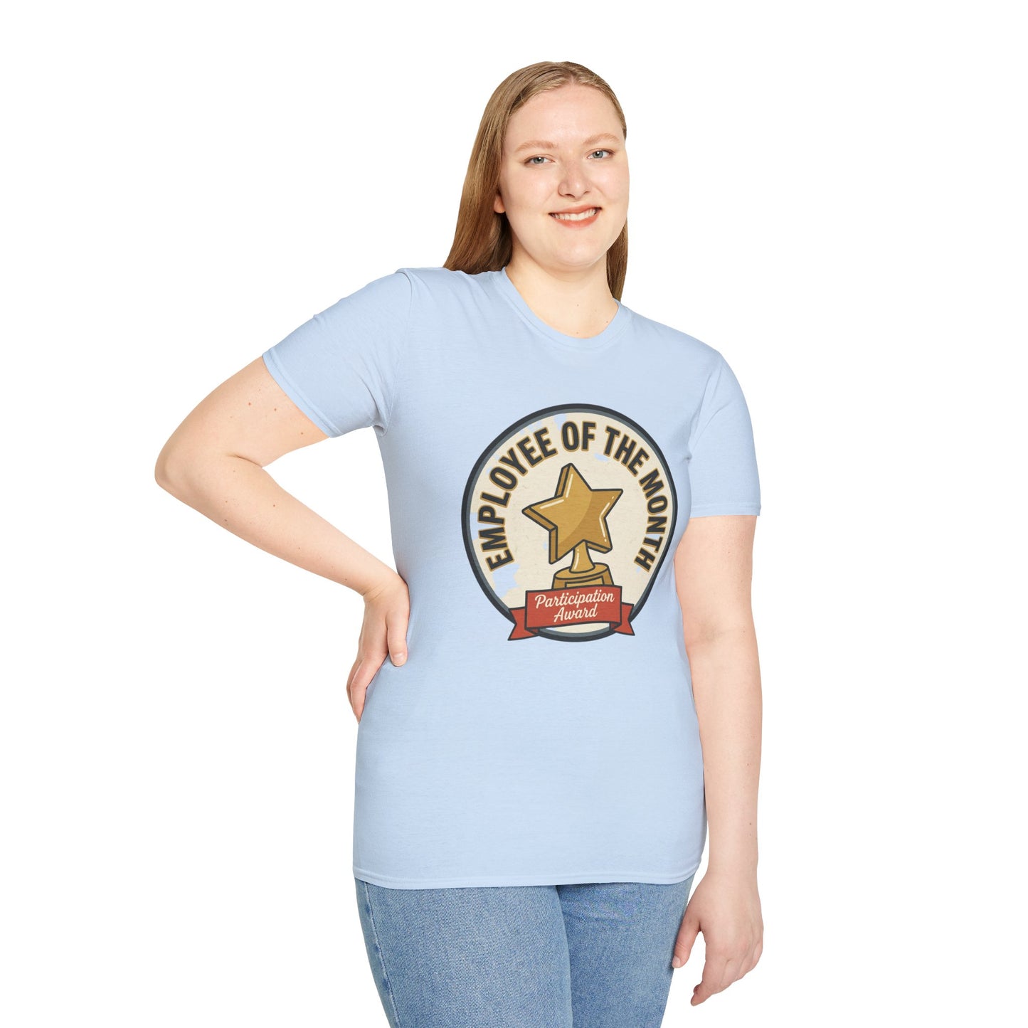Employee of the Month T-Shirt — Participation Award Star Tee