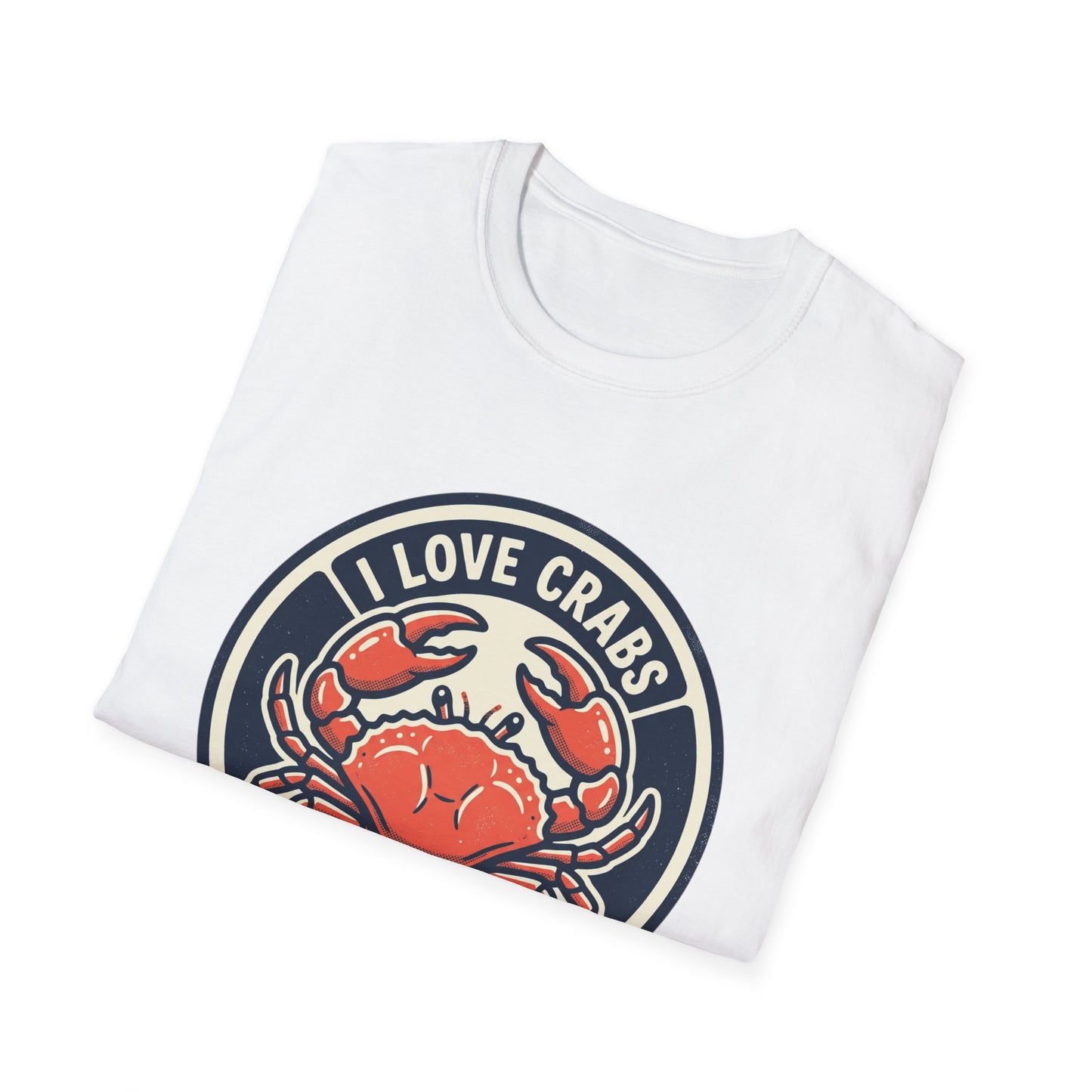 Crab Lover T-Shirt — I Love Crabs Vintage Seafood Graphic Tee