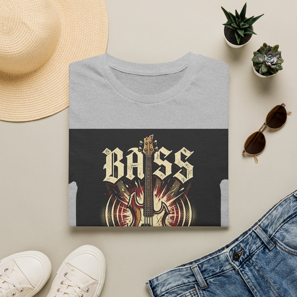 Bass Guitar T-Shirt — "Bass: If You Got It, Crank It Up!" Rock Music Tee