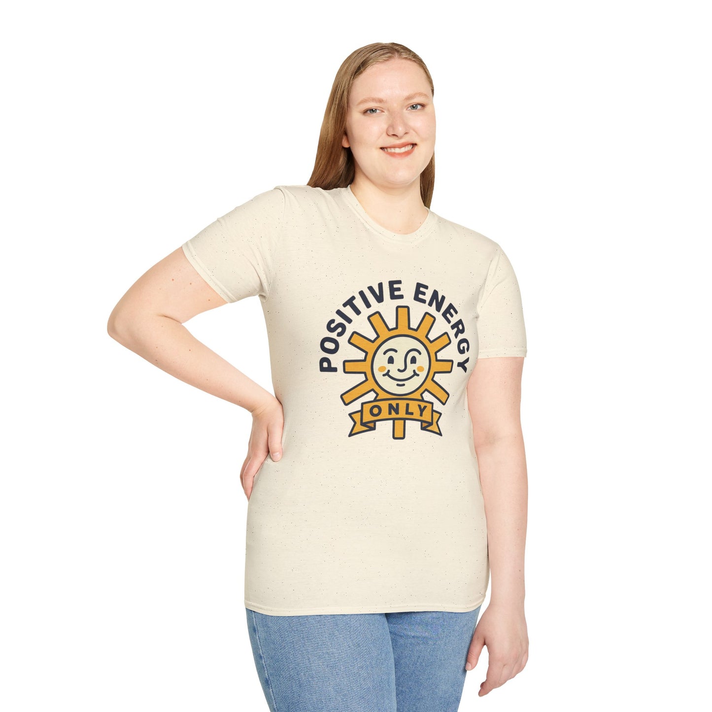 Positive Energy T-Shirt — Sunny 'Positive Energy Only' Graphic Tee