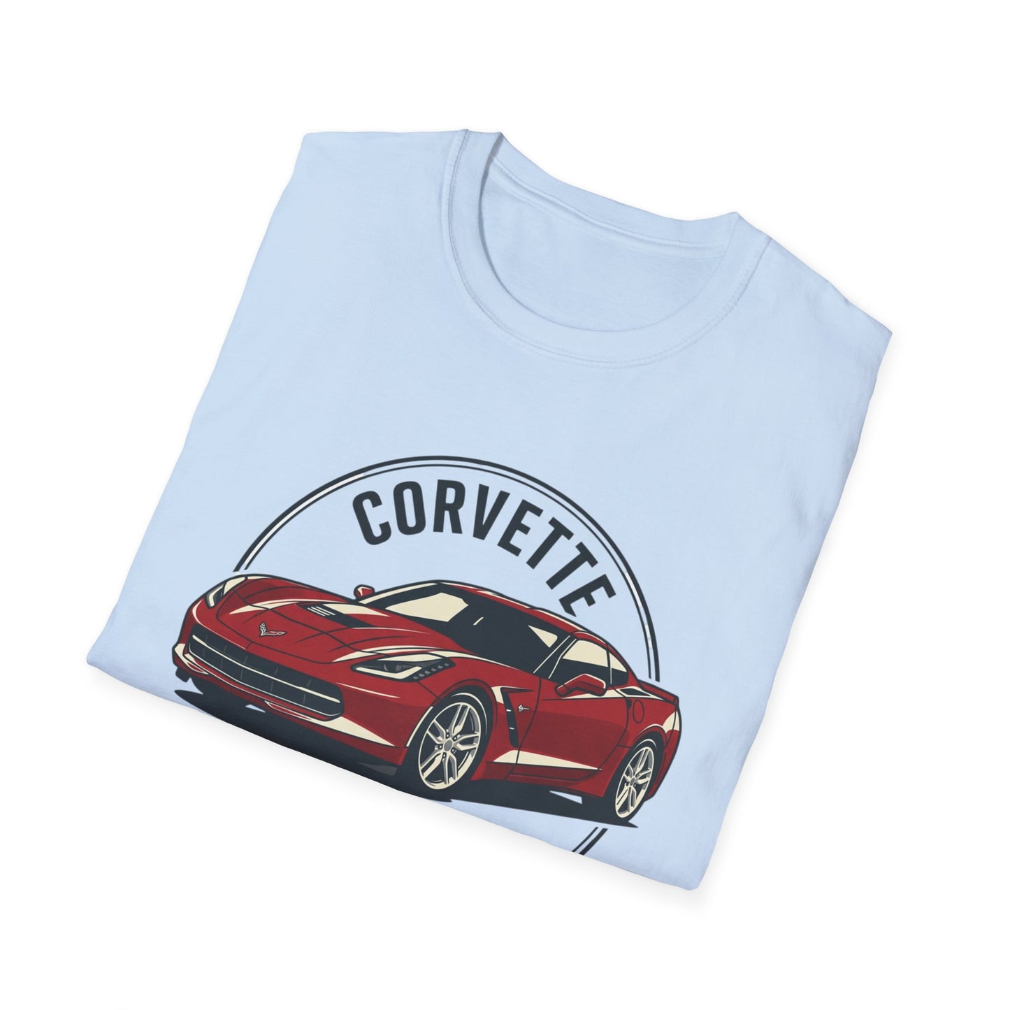 Corvette C7 Tee — Retro Red Sports Car T-Shirt