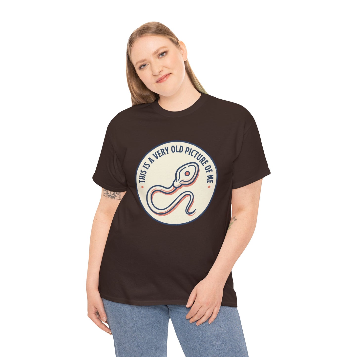 "This Is A Very Old Picture Of Me" Retro Snake Graphic Tee
