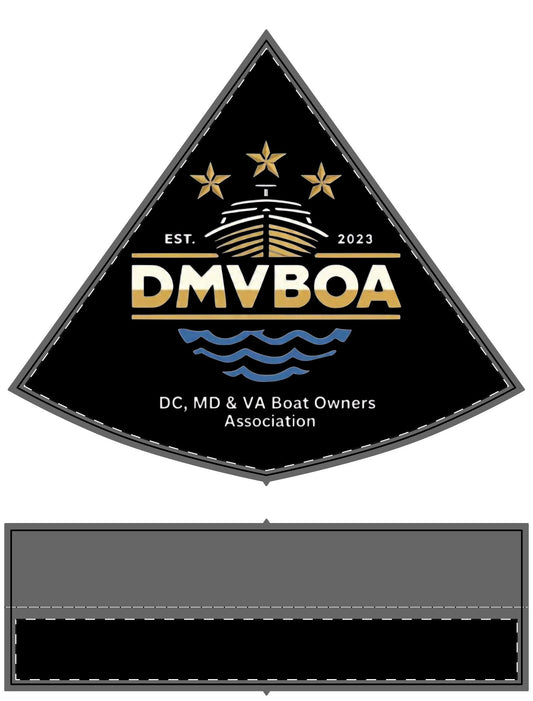 DMVBOA Logo Santa Hat — DC MD & VA Boat Owners Association Holiday Hat