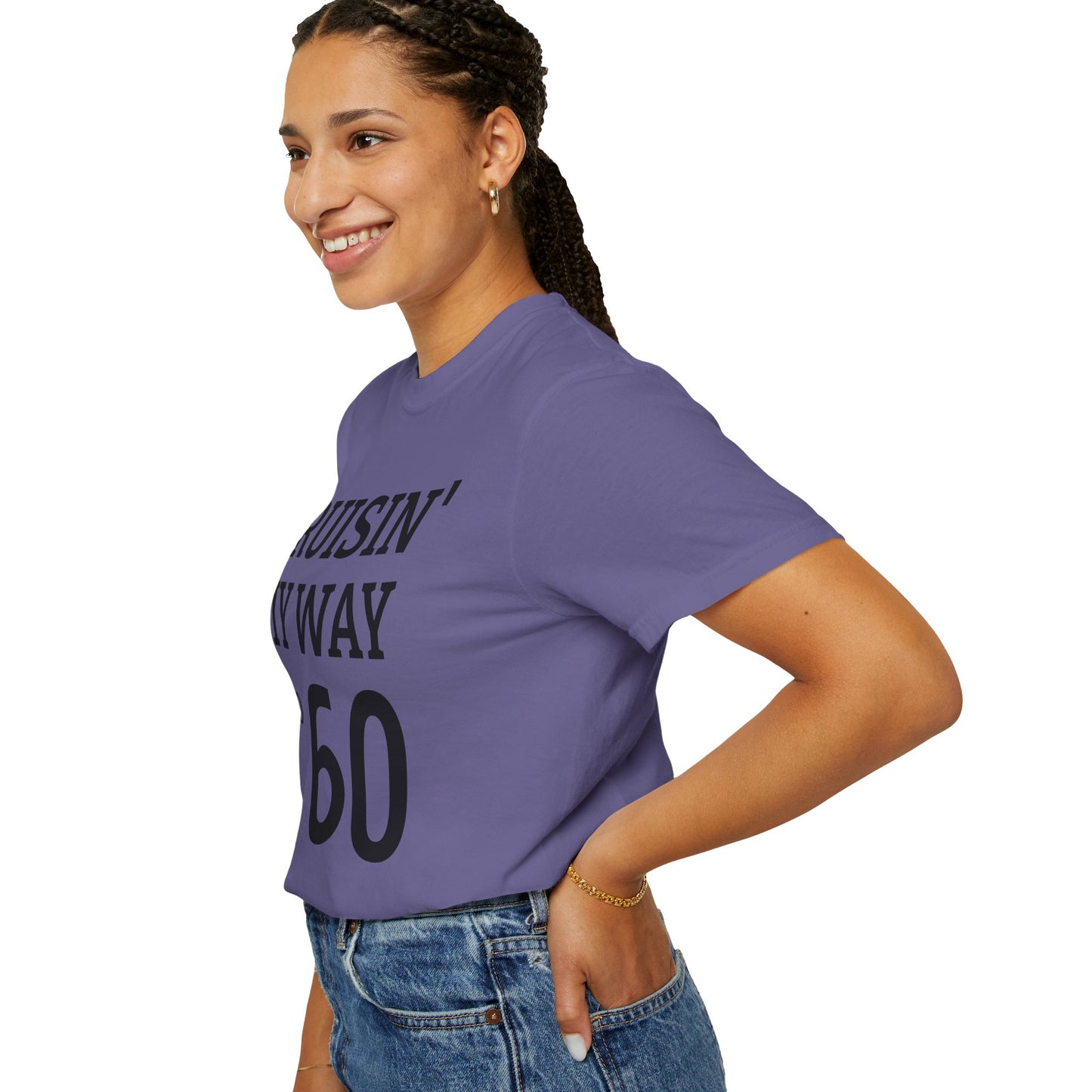 Cruisin' My Way Into 60 T-Shirt — 60th Birthday Tee