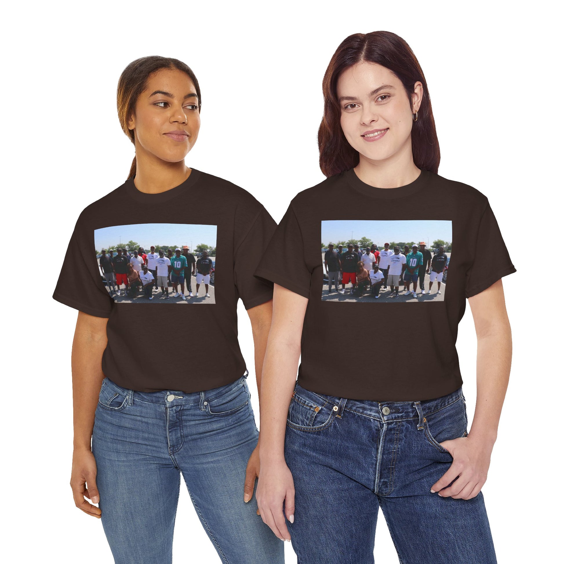 C-RYDERZ Group Photo Custom Tee — Personalized Reunion & Team Picture Shirt Printify