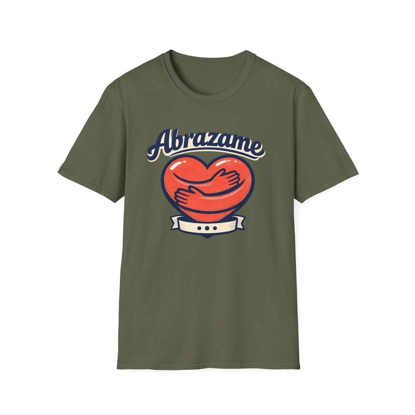 Abrázame Heart Hug T-Shirt — Spanish Love Graphic Tee