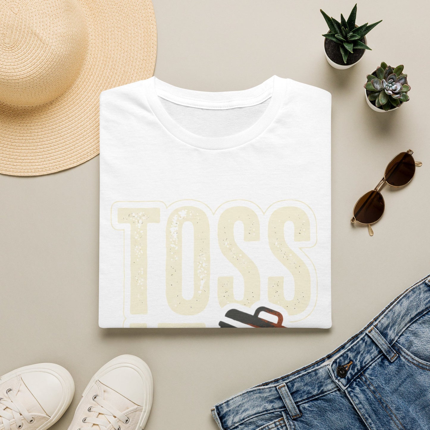 Toss It Graphic T‑Shirt — Casual Recycling / Trash Toss Tee