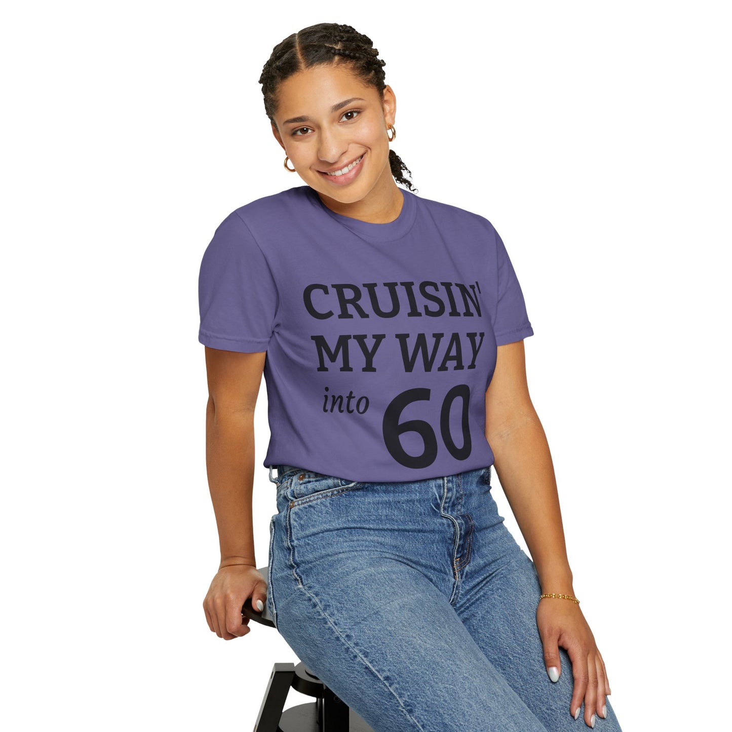Cruisin' My Way Into 60 T-Shirt — 60th Birthday Tee
