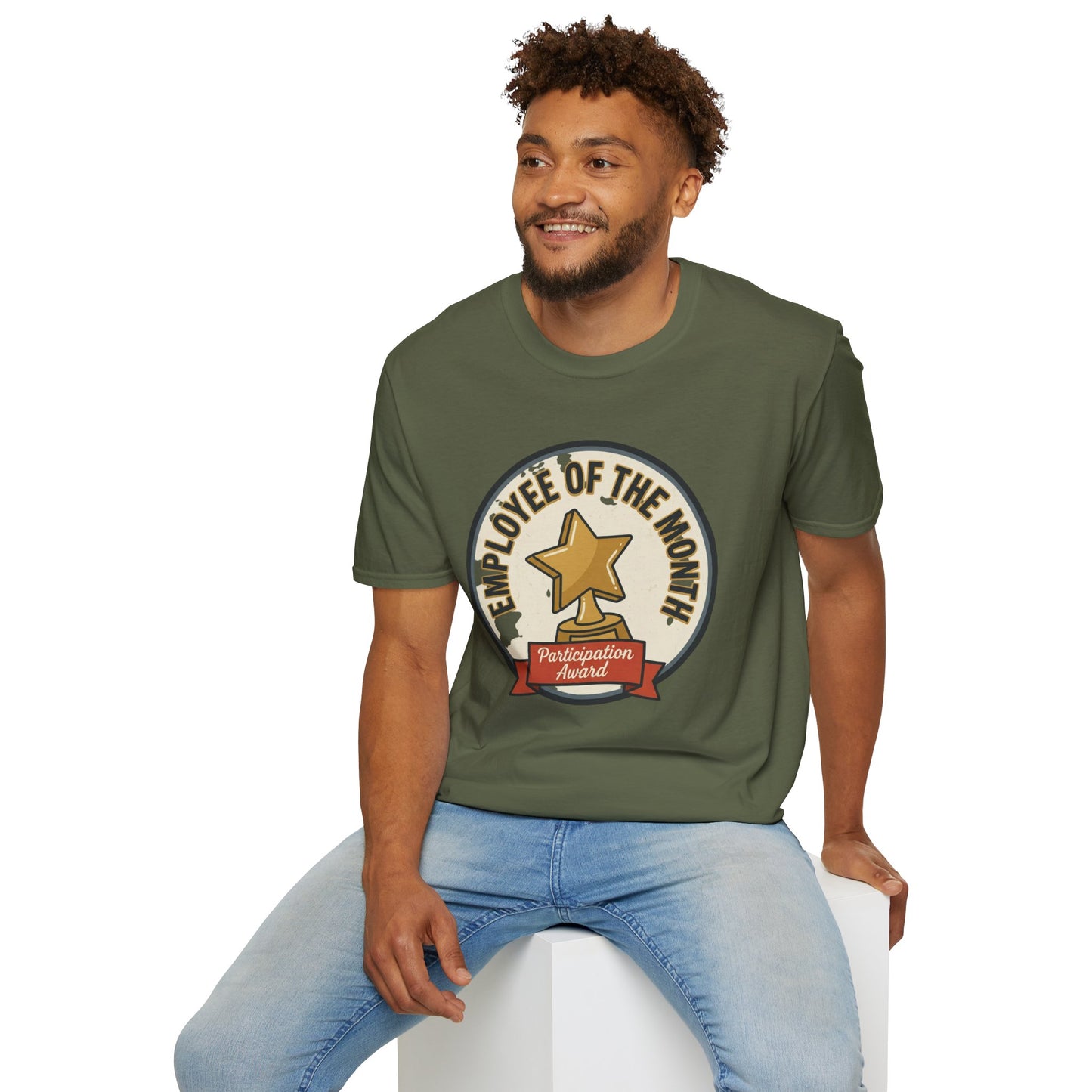 Employee of the Month T-Shirt — Participation Award Star Tee