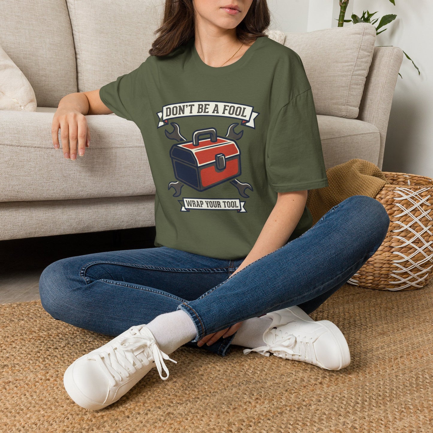 Don't Be a Fool Toolbox T‑Shirt — Wrap Your Tool Shirt for Mechanics & DIYers