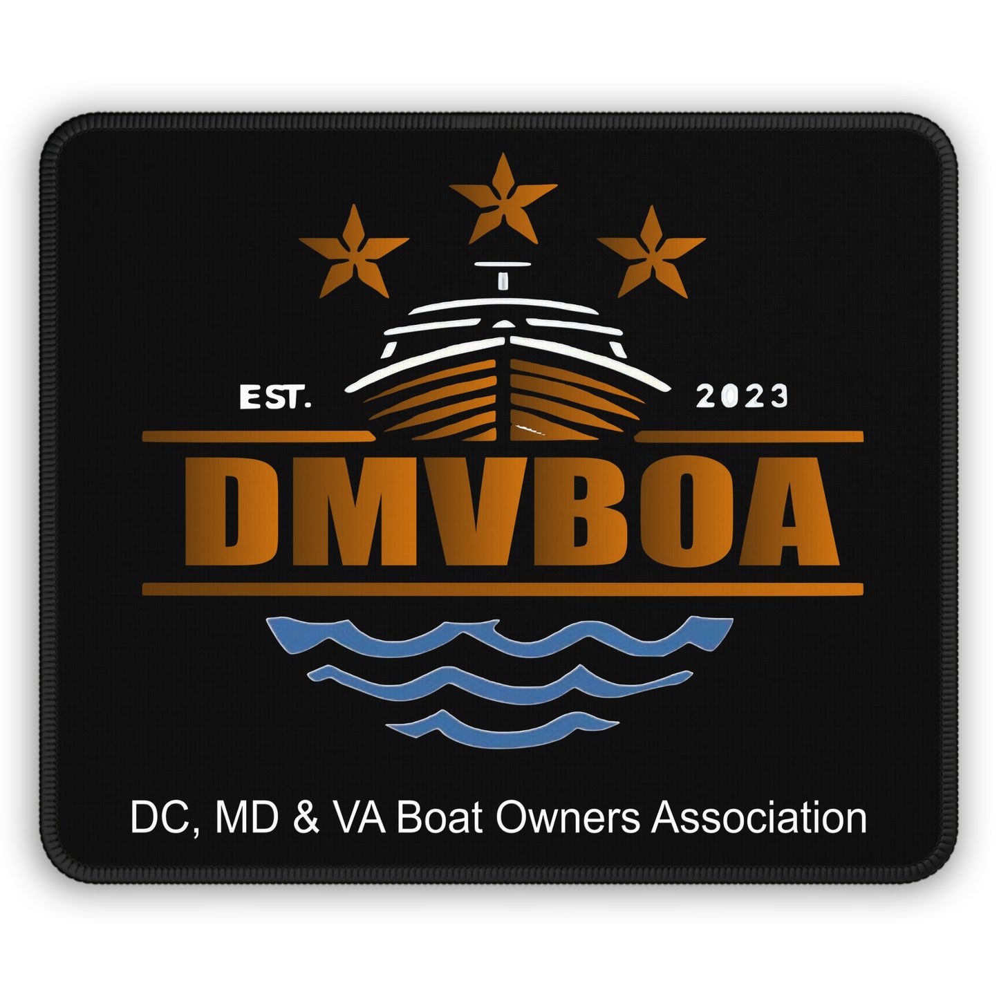 DMVBOA Custom Gaming Mouse Pad | Personalized Office Gift, Gamer Accessory, Desk Decor, Boat Owners Association