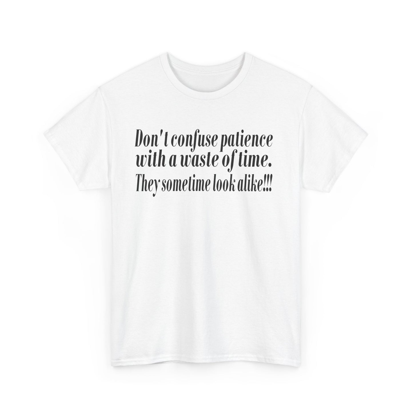 Don't Confuse Patience with a Waste of Time