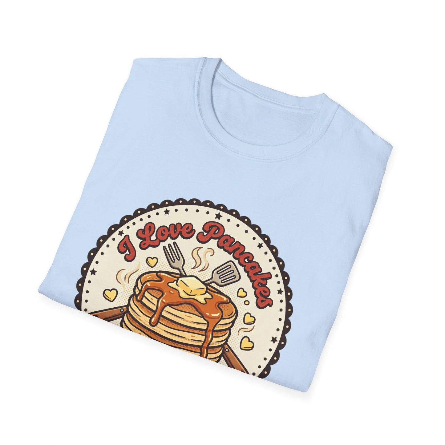 Pancake Love T-Shirt — Cute Stack of Pancakes Breakfast Tee