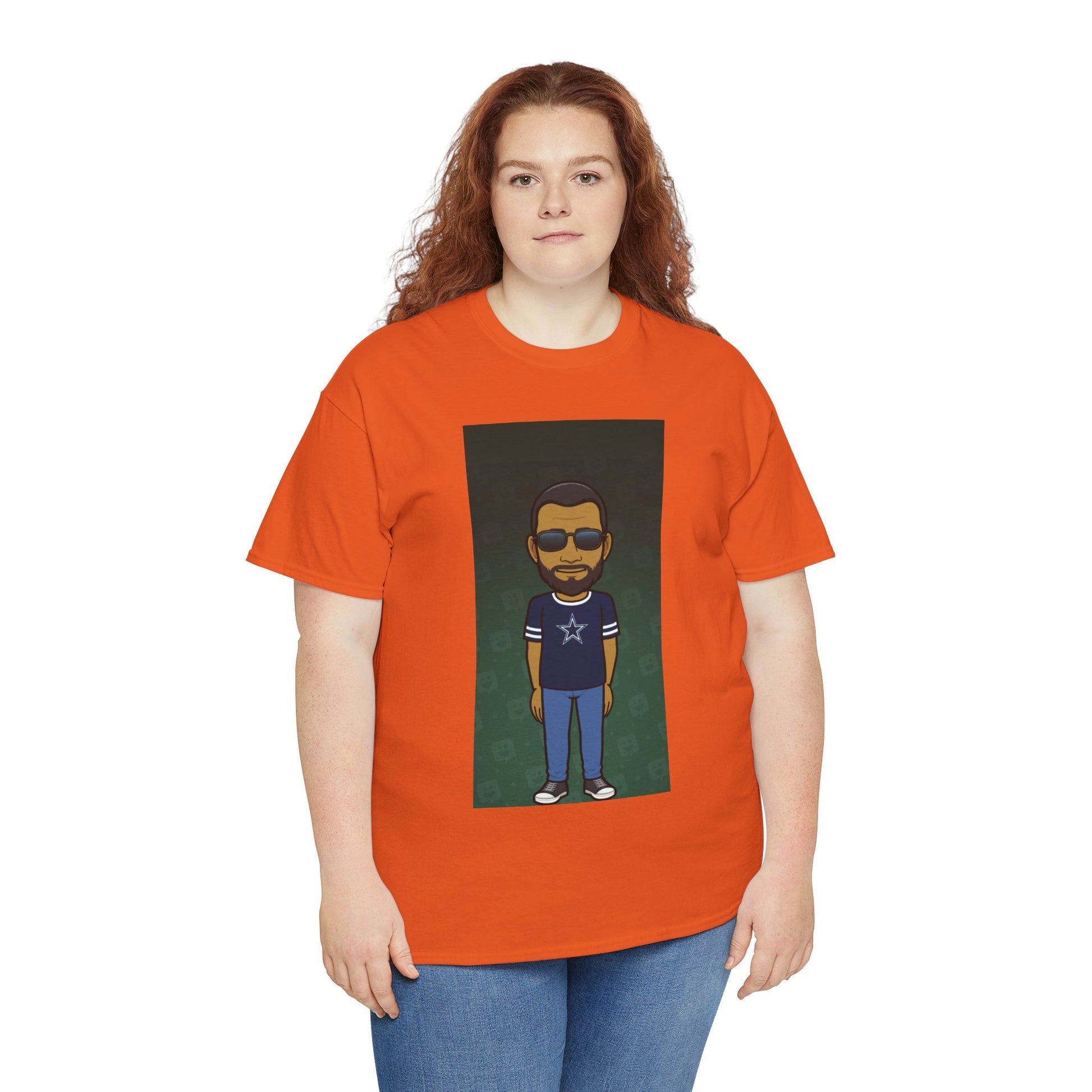 Cartoon Guy Graphic Tee — Personalized Avatar Shirt Printify